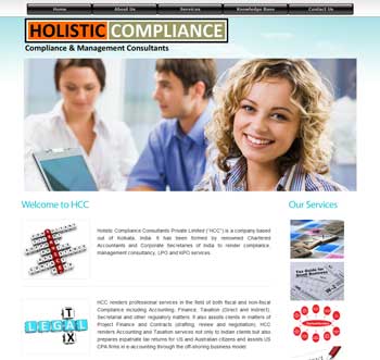 Website Design of Holistic Compliance Consultants