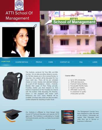 Website Design of ATTI School Of Management