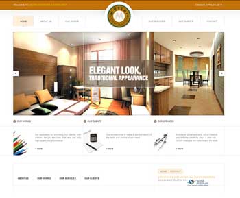 Website Design of Metier Interiors