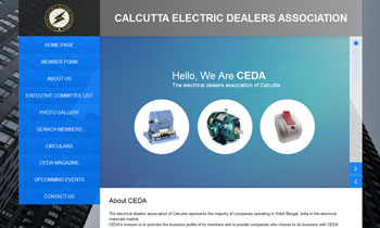 Website Design of Calcutta Electric Dealers Association